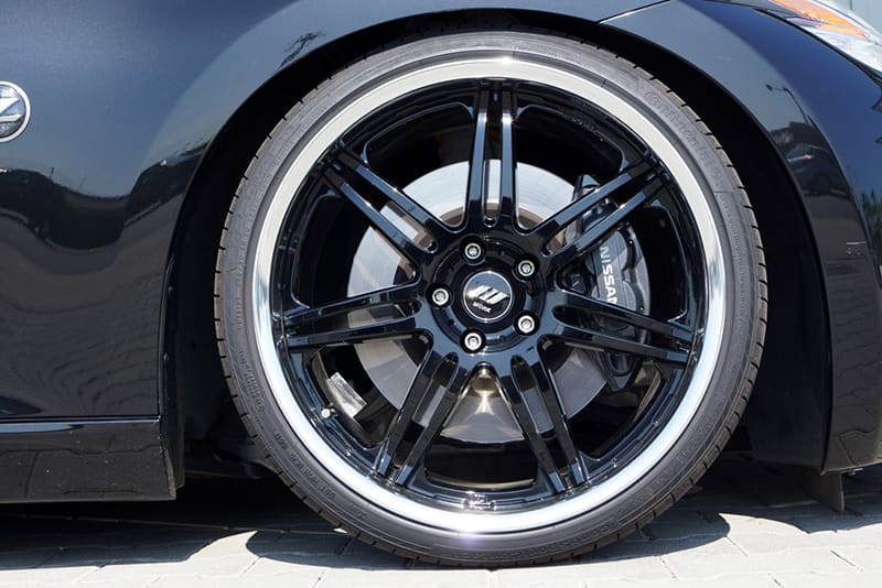 2014 Nissan 370Z with 20x9 Work Varianza T1S wheels