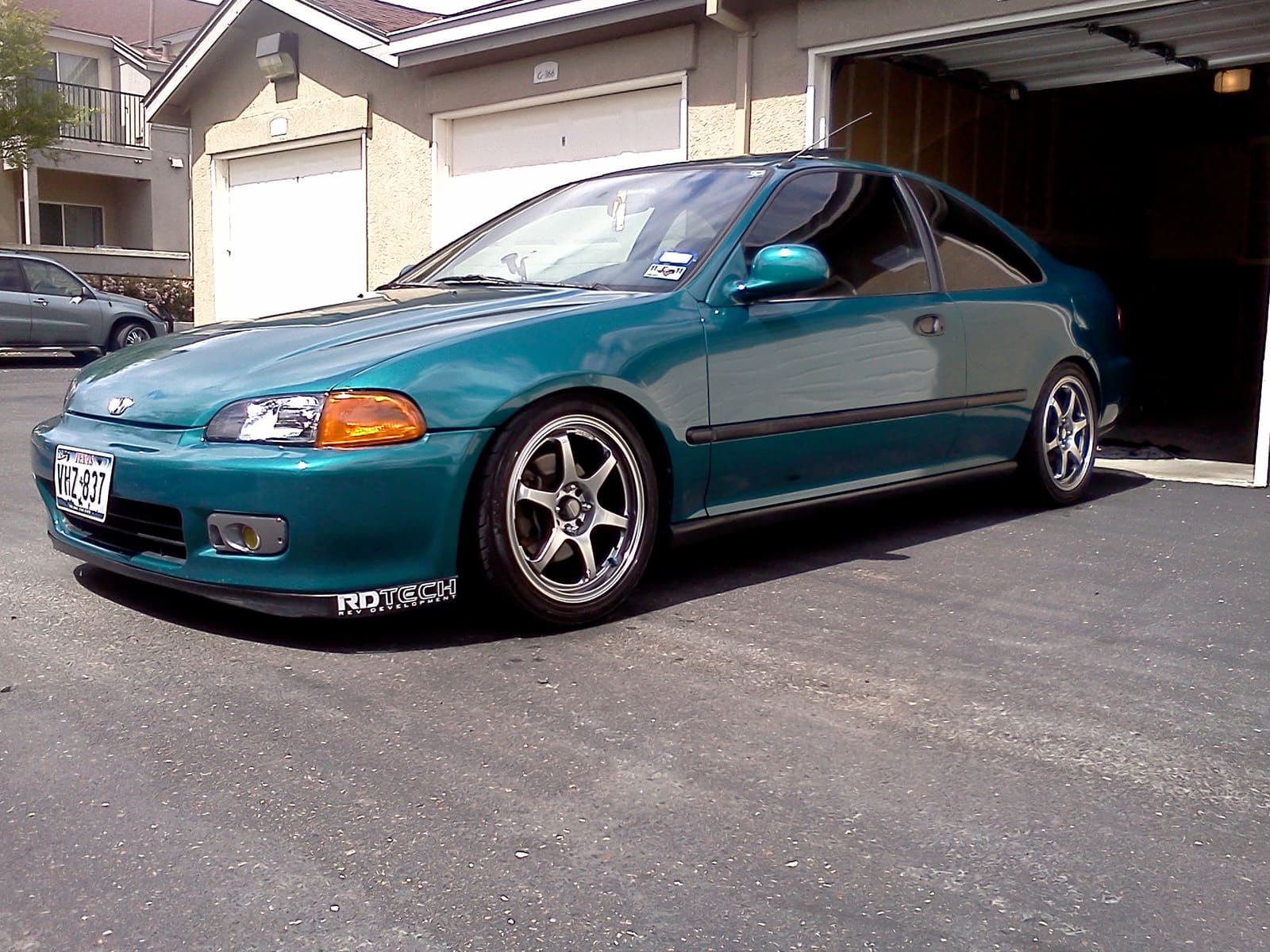1995 Honda Civic with 16x7 5ZIGEN GN+ PRO RACER wheels
