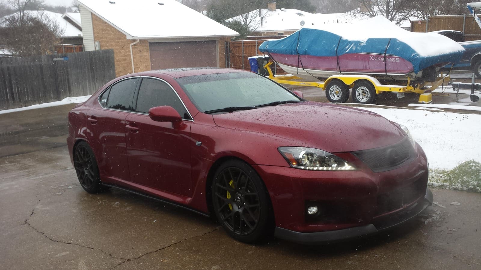 2013 Lexus IS-F with 19x8 TSW wheels