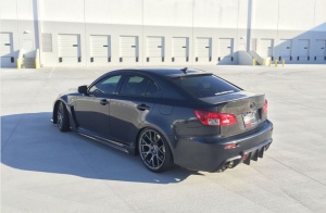 2012 Lexus IS-F with 19x8.5 VMR V810 wheels