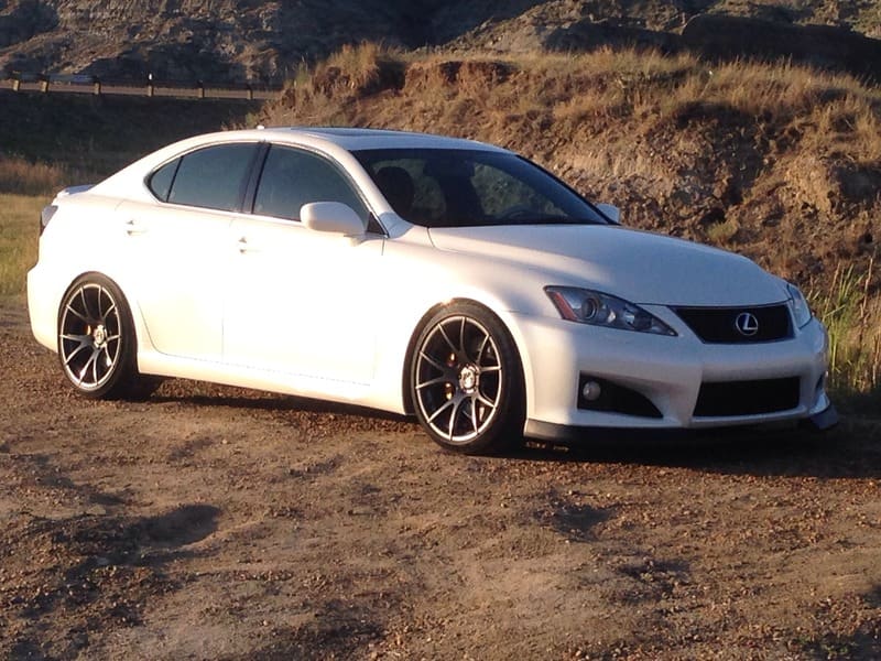 2013 Lexus IS-F with 19x10 Forgestar CF5V wheels