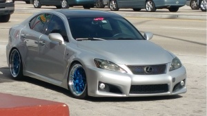 2010 Lexus IS-F with 19x9.5 wheels