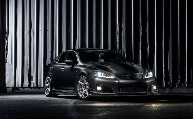 2011 Lexus IS-F with 19x8.5 VMR V706 wheels