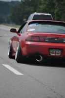 1997 Nissan S14 with 18x10 work equips wheels