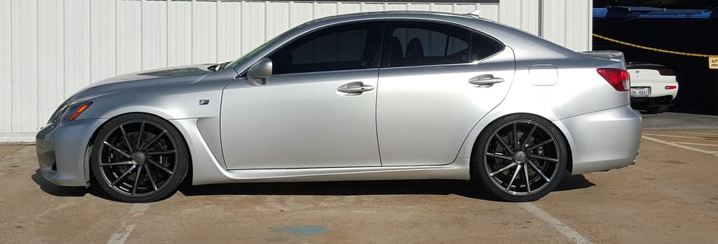 2013 Lexus IS-F with 20x9 Vossen CVT wheels