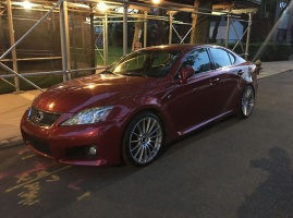 2012 Lexus IS-F with 19x8.5 Inovit wheels