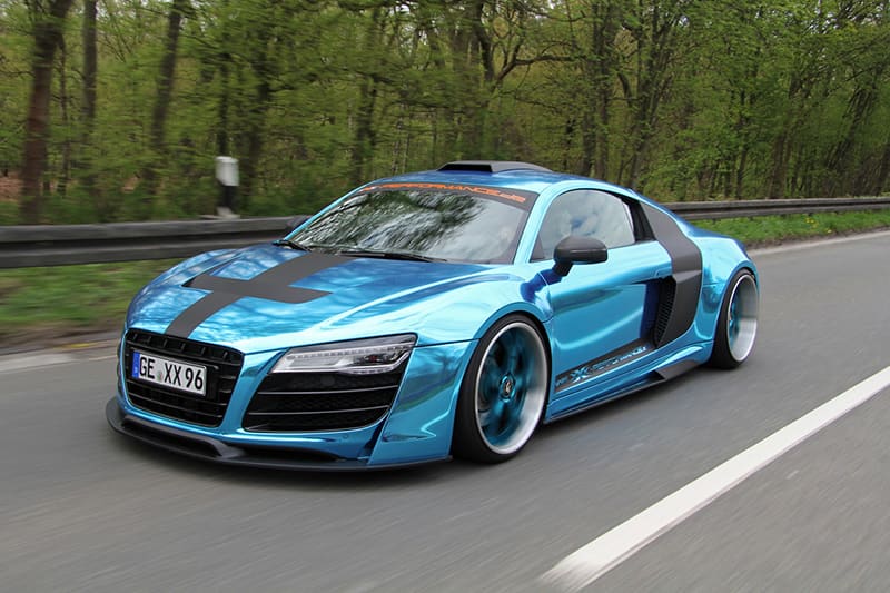 2014 Audi R8 with 20x9 Forgiato GTR wheels