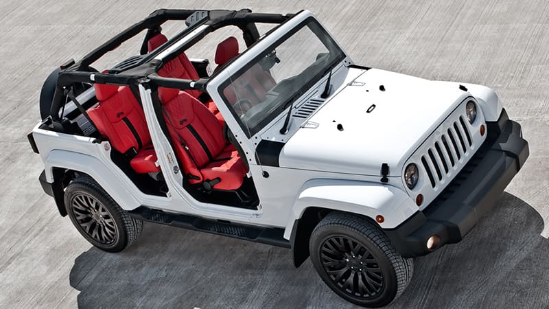 2013 Jeep Wrangler with 20x9 Kahn RS Alloy wheels