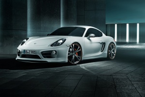 2014 Porsche Cayman with Techart Formula III wheels