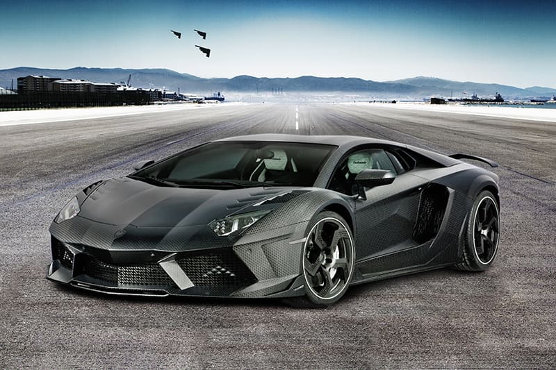 2013 Lamborghini Aventador with 20x9 Mansory wheels