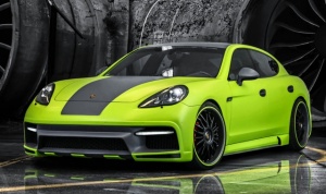 2014 Porsche Panamera with 22x10 Schmidt wheels