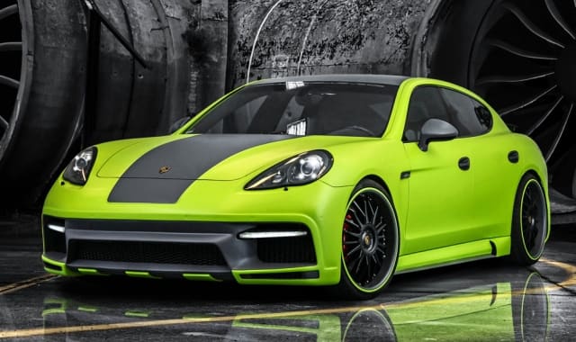 2014 Porsche Panamera with 22x10 Schmidt wheels