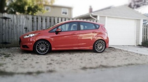 2013 Ford Fiesta with Ford Racing wheels