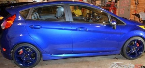 2013 Ford Fiesta with Ford Focus SVT wheels
