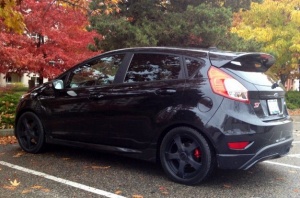 2013 Ford Fiesta with Core Racing wheels