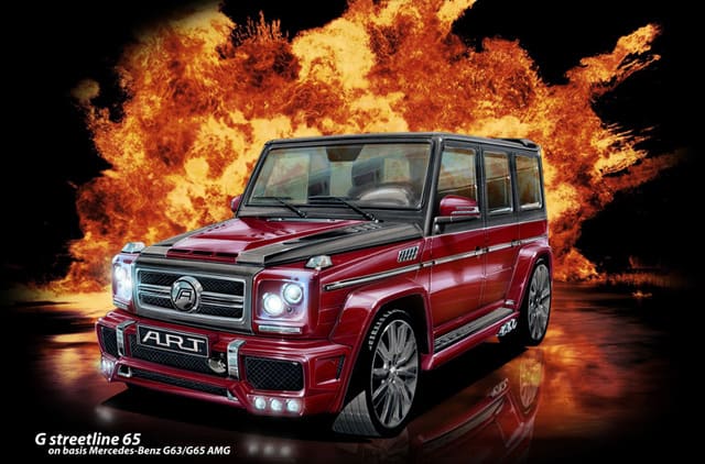 2013 Mercedes-Benz G-Class with 22x10 monoART1 wheels