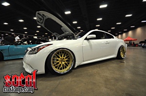 2011 Infiniti G37 with 20x9.5 Work VS-XX wheels