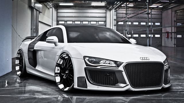 2012 Audi R8 with 20x8.5 Oxigin Oxrock wheels