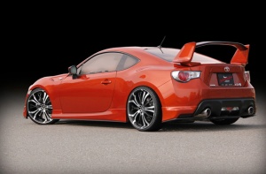 2017 Toyota 86 with 20x8 Barracuda Racing Tzunamee wheels