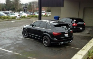 2012 Audi Q5 with 20x9.5 HRE P40 wheels