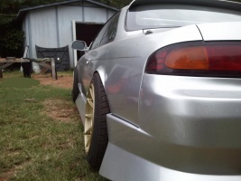 1995 Nissan S14 with 17x9.5 xxr 527 wheels