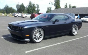 2009 Dodge Challenger with 22x9.5 Cor Forged Encor wheels