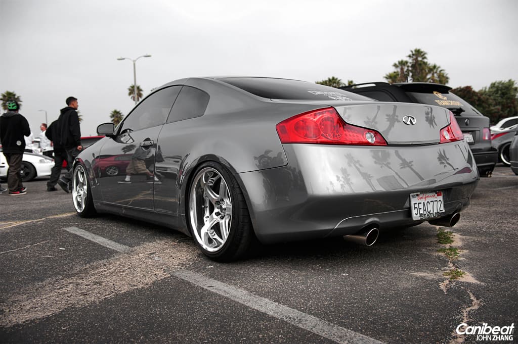 2004 Infiniti G35 with 19x9.5 Volk Racing GTS wheels