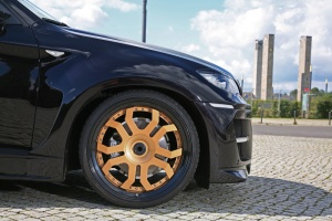 2012 BMW X6 with 23x11 Dutch Diamond wheels