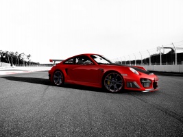 2012 Porsche 911 with 20x8.5 Techart Formula Race wheels