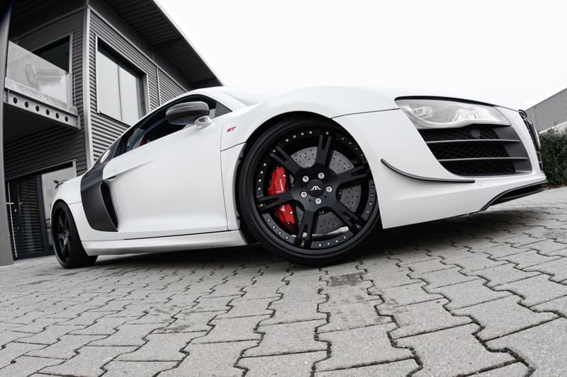 2012 Audi R8 with 20x9.5 wheels