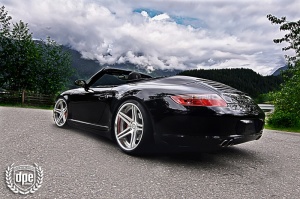 2011 Porsche 911 with 20x8.5 DPE SP-SC5 wheels