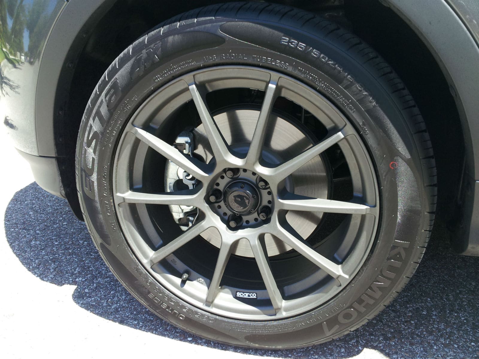 2014 Ford Escape with 18x8 Sparco Assetto Gara wheels