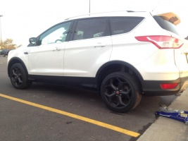 2016 Ford Escape with 18x8 OEM Ford Focus ST wheels