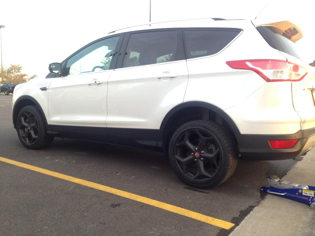 2016 Ford Escape with 18x8 OEM Ford Focus ST wheels