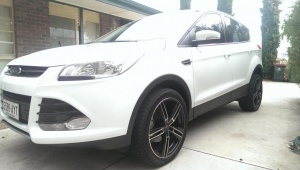 2015 Ford Escape with 19x8.5 Lenso ES6 wheels