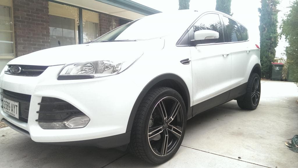 2015 Ford Escape with 19x8.5 Lenso ES6 wheels