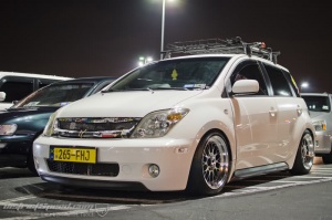2005 Scion xA with 16x8 wheels