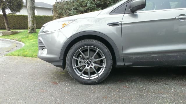 2014 Ford Escape with 18x8 Sport Edition A9 wheels