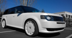 2011 Ford Flex with 22x9 TSW Holstens wheels