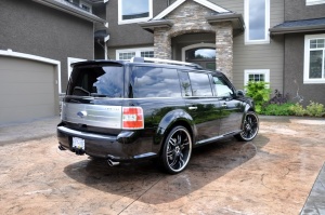 2014 Ford Flex with Elite Carnal wheels