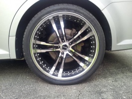 2014 Ford Flex with 22x9 Boss 337 wheels