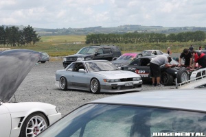 1988 Nissan S13 with 17x9 Work VS-XX wheels