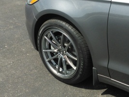 2014 Ford Fusion with 18x8 Konig Oversteer wheels