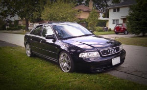 2001 Audi A4 with 18x8.5 VMR V708 wheels