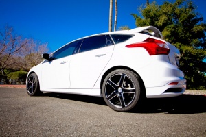 2013 Ford Focus ST with 18x8 TSW Rivage wheels