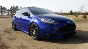 2013 Ford Focus ST with 18x8 TSW Nurburgring wheels