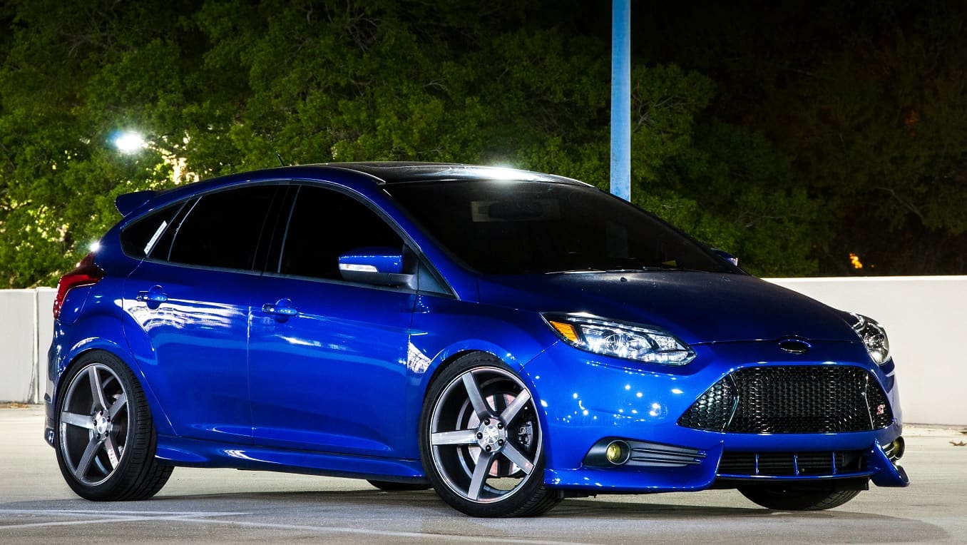 2013 Ford Focus ST with 19x8.5 MKS 550 wheels