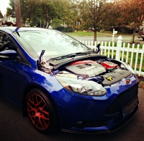 2013 Ford Focus ST with 18x8.5 Avant Garde M310 wheels