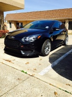 2013 Ford Focus ST with 18x9 Team Dynamics Pro Race 1.2 wheels