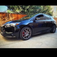 2013 Ford Focus ST with 18x8 Enkei YS5 wheels